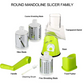 Tabletop Drum Grater Manual Rotary Vegetable Slicer Cutter